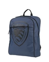 Blauer Backpack & Fanny Pack In Dark Blue