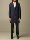 ETRO COAT IN PATCHWORK CHECK WOOL,11448842