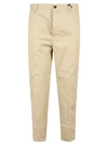 DSQUARED2 STRAIGHT TROUSERS,S74KB0460S39021 123 LIGHT BROWN