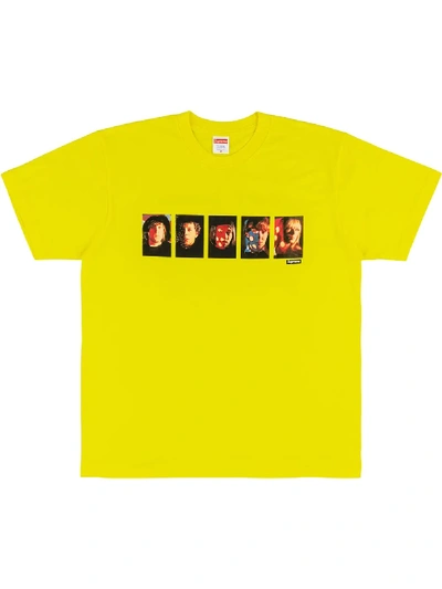 Supreme Nico Print T-shirt In Yellow