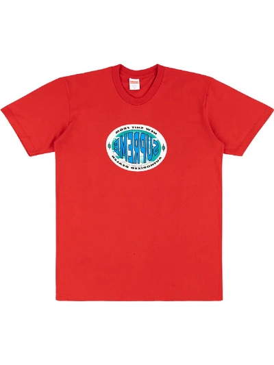 Supreme Graphic Print T-shirt In Red