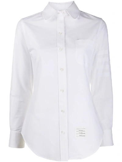 Thom Browne Cotton Oxford 4-bar Stripe Shirt In Multi-colored