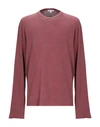 James Perse Sweatshirts In Brick Red