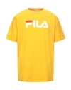 Fila T-shirt In Ocher
