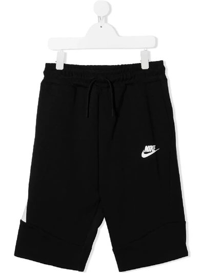 Nike Teen Sportswear Tech Fleece Shorts In Black