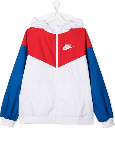 Nike Teen Sportswear Hoodie In White
