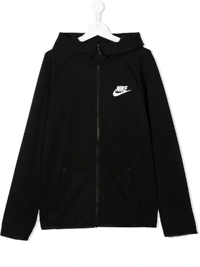Nike Teen Sportswear Tech Fleece Hoodie In Black