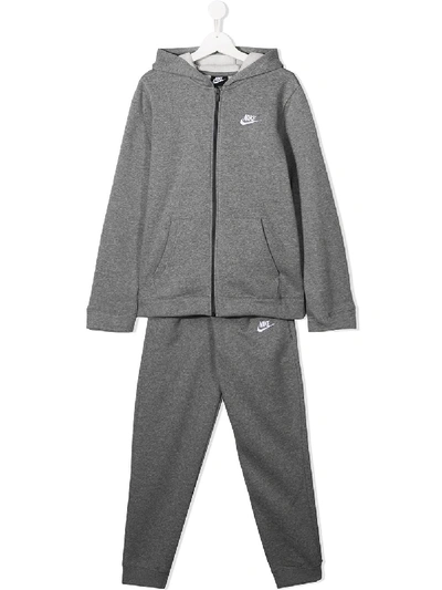 Nike Kids' Sportswear Tracksuit Set In Grey