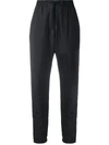 Rabanne Logo-print Cotton-jersey Track Pants In Black