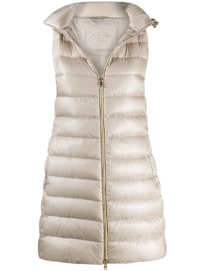 Herno Goose-down Padded Gilet In White