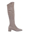 L'autre Chose Knee Boots In Grey