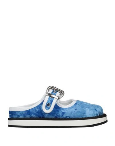 Mm6 Maison Margiela Mules And Clogs In Azure