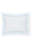 Sferra Grande Hotel Boudoir Sham In White/ Blue