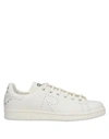 ADIDAS ORIGINALS ADIDAS BY RAF SIMONS MAN SNEAKERS IVORY SIZE 11.5 SOFT LEATHER