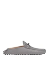 Tod's Man Mules & Clogs Grey Size 6 Soft Leather