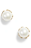 KATE SPADE PEARLETTE DELICATE STUD EARRINGS,WBRUH335