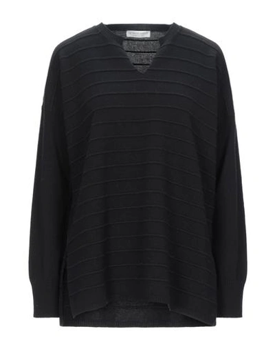 Le Tricot Perugia Sweater In Black