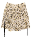 DONDUP DONDUP WOMAN MINI SKIRT YELLOW SIZE 6 VISCOSE,35446123AF 4