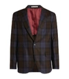 BRUNELLO CUCINELLI WOOL CHECK BLAZER,15644740