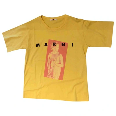 Pre-owned Marni Yellow Cotton  Top