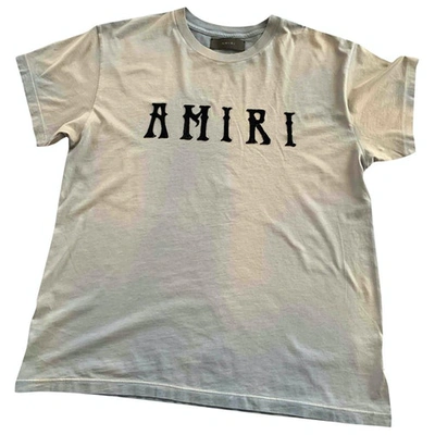 Pre-owned Amiri Blue Cotton T-shirts
