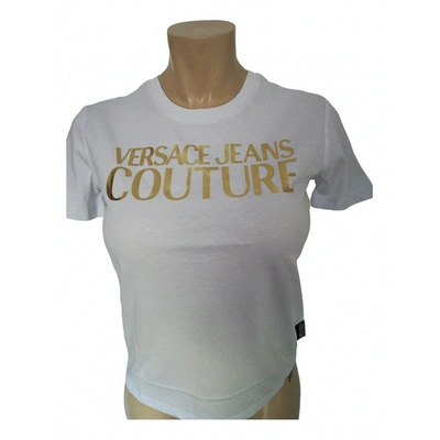 Pre-owned Versace Jeans White Cotton  Top