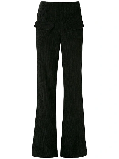 Alcaçuz Rudge Flared Trousers In Black