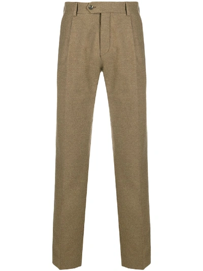 Casablanca Straight Leg Trousers In Brown