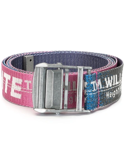 Off-white Gradient-effect Buckle Belt In Multicolour