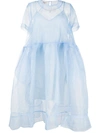 BAUM UND PFERDGARTEN SHEER ORGANZA BABYDOLL DRESS