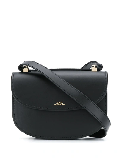 Apc Mini Genève Crossbody Bag In Black