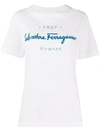 FERRAGAMO LOGO-PRINT COTTON T-SHIRT