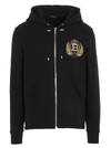 BALMAIN BALMAIN EMBROIDERED ZIPPED HOODIE