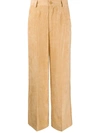 FORTE FORTE RIBBED WIDE-LEG TROUSERS