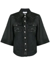 GANNI STUDDED SHIRT