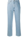 APC HIGH RISE CROPPED JEANS