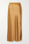 THEORY SATIN MIDI SKIRT