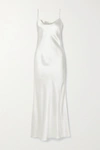 ANINE BING CHLOE SILK-SATIN MAXI DRESS