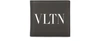 Valentino Black Vltn Bifold Wallet In Nero