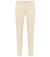 AG CADEN STRETCH-COTTON CROPPED PANTS,P00466701