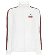 GUCCI PIQUET JERSEY TRACK JACKET,P00498366