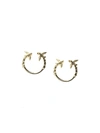 PINKO LOVE BIRDS HOOP EARRING