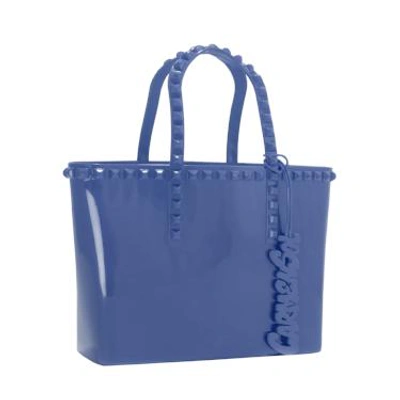 Carmen Sol Angelica Large Tote In Dark Blue