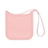 Carmen Sol Fico Large Crossbody In Baby-pink