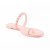 Carmen Sol Maria Flat Jelly Sandals In Baby-pink