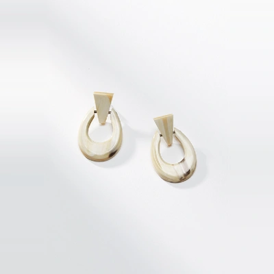 M.m.lafleur The Wanda Earrings In White