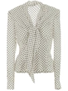 DOLCE & GABBANA DOLCE & GABBANA POLKA DOT PRINT BLOUSE