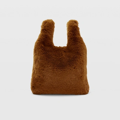 Club Monaco Sable Hat Attack Faux Fur Bag In Size One Size