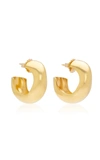 AGMES WOMEN'S CELIA MEDIUM GOLD VERMEIL HOOPS,771002