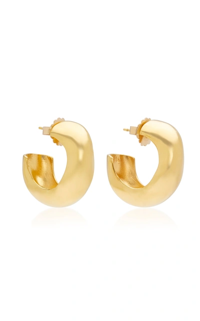 Agmes Women's Celia Medium Gold Vermeil Hoops